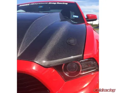 Anderson Composites Type-CJ Carbon Fiber Cowl Hood Ford Mustang 2013-2014 - AC-HD13FDMU-CJ