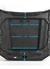 Anderson Composites Type-CJ Carbon Fiber Cowl Hood Ford Mustang 2013-2014                                     - AC-HD13FDMU-CJ - Image 8