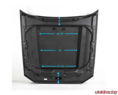 Anderson Composites Type-CJ Carbon Fiber Cowl Hood Ford Mustang 2013-2014 - AC-HD13FDMU-CJ