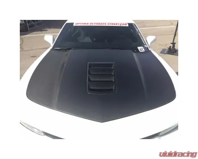 Anderson Composites Dry Carbon Fiber Hood Chevrolet Camaro SS | 1LE | Z28 2014-2015 - AC-HD14CHCAM-Z28-DRY