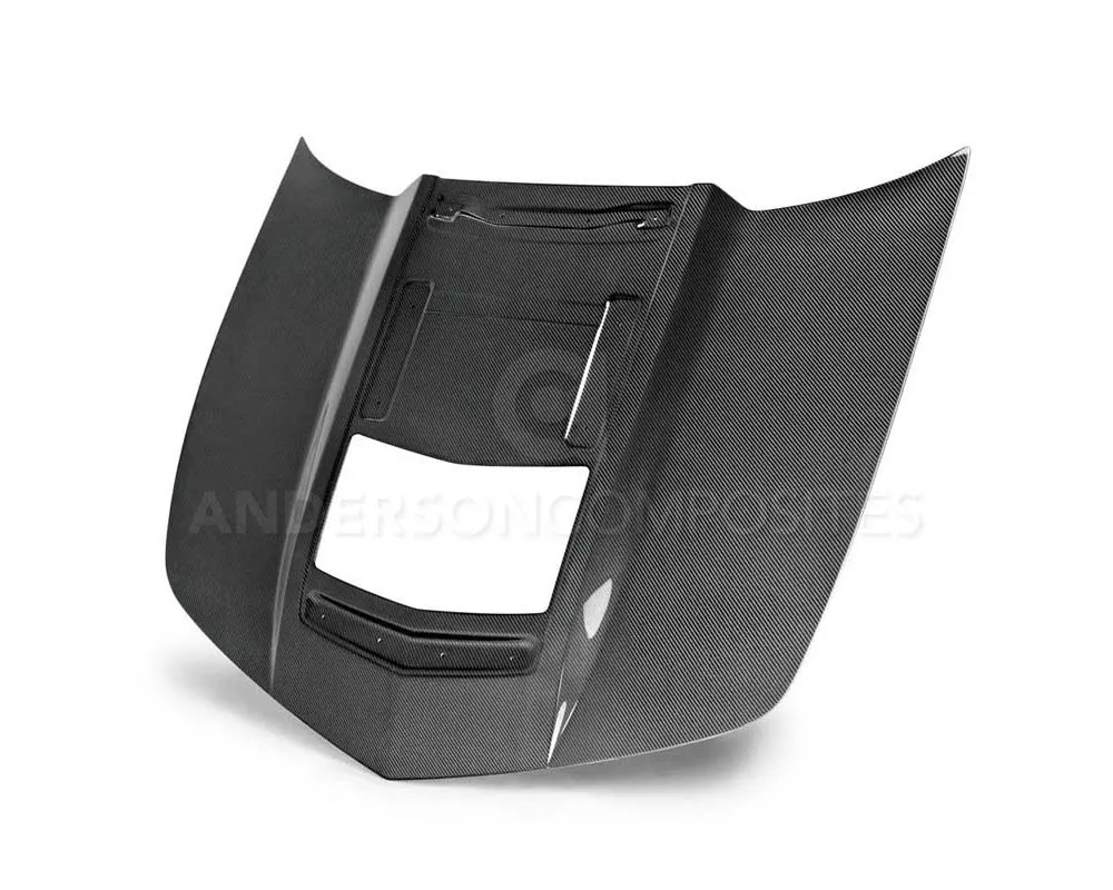 Anderson Composites Carbon Fiber Hood ZL-Style Chevrolet Camaro ZL1 2014-2015 - AC-HD14CHCAM-ZL