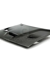 Anderson Composites Type-OE Carbon Fiber Hood Dodge Challenger Hellcat 2015-2018                                     - AC-HD15DGCHHC-OE - Image 2