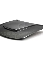 Anderson Composites Type DM (Demon Style) Carbon Fiber Hood Dodge Charger 2015-2018                                     - AC-HD15DGCR-DM - Image 2