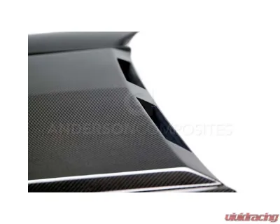 Anderson Composites Carbon Fiber Hood Ram Air Style Ford Mustang 2015-2017 - AC-HD15FDMU-AB-DS