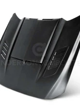 Anderson Composites Fiberglass Ram Air Hood Ford Mustang GT 2015-2017                                     - AC-HD15FDMU-AB-GF - Image 5