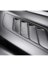 Anderson Composites Fiberglass Ram Air Hood Ford Mustang GT 2015-2017                                     - AC-HD15FDMU-AB-GF - Image 4