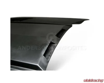 Anderson Composites Fiberglass Ram Air Hood Ford Mustang GT 2015-2017 - AC-HD15FDMU-AB-GF