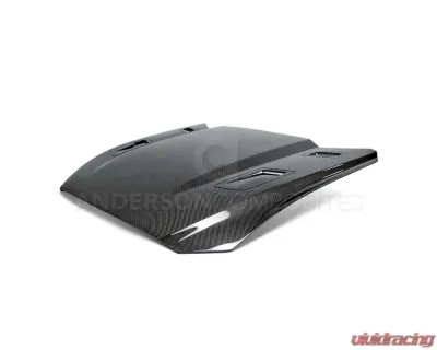Anderson Composites Carbon Fiber Hood GTH Style Ford Mustang 2015-2023 - AC-HD15FDMU-AT-DS