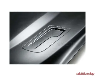 Anderson Composites Type-GTH Fiberglass Hood Ford Mustang GT 2015-2023 - AC-HD15FDMU-AT-GF