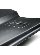 Anderson Composites Type-GTH Fiberglass Hood Ford Mustang GT 2015-2023                                     - AC-HD15FDMU-AT-GF - Image 3