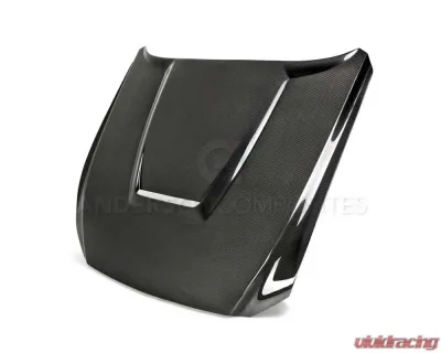 Anderson Composites Type-GR Double Sided Carbon Fiber Hood Ford Mustang GT | EcoBoost | 2015-2023 - AC-HD15FDMU-GR-DS