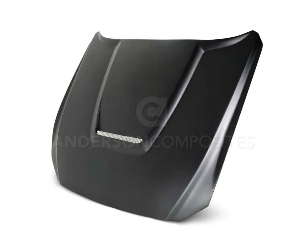 Anderson Composites Type-GR GT350 Style Hood Ford Mustang GT 2015-2017 - AC-HD15FDMU-GR-GF