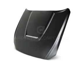 Anderson Composites Type-GR GT350 Style Hood Ford Mustang GT 2015-2017
