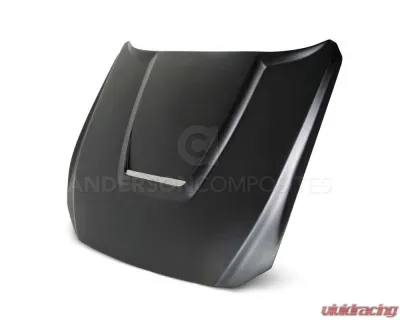 Anderson Composites Type-GR GT350 Style Hood Ford Mustang GT 2015-2017 - AC-HD15FDMU-GR-GF