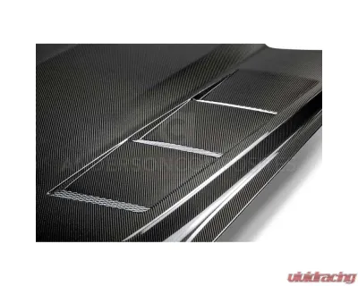 Anderson Composites Carbon Fiber Heat Extractor Hood Ford Mustang 2015-2017 - AC-HD15FDMU-SA-DS