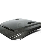 Anderson Composites Type-SN Double Sided Carbon Fiber Hood Ford Mustang GT | EcoBoost | 2015-2023                                     - AC-HD15FDMU-SN-DS - Image 2