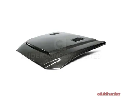 Anderson Composites Type-SN Double Sided Carbon Fiber Hood Ford Mustang GT | EcoBoost | 2015-2023 - AC-HD15FDMU-SN-DS