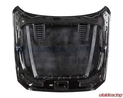 Anderson Composites Type-SN Double Sided Carbon Fiber Hood Ford Mustang GT | EcoBoost | 2015-2023 - AC-HD15FDMU-SN-DS