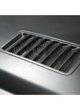 Anderson Composites Type-SN (Super Snake Style) Fiberglass Hood Ford Mustang GT 2015-2023                                     - AC-HD15FDMU-SN-GF - Image 3