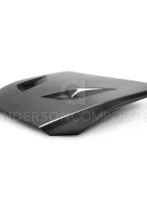 Anderson Composites Type-TT Carbon Fiber Hood Ford Mustang | EcoBoost | V6 2015-2023                                     - AC-HD15FDMU-TT-DS - Image 2