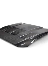 Anderson Composites Type-TW Double Sided Carbon Fiber Hood Ford Mustang | EcoBoost | V6 2015-2023                                     - AC-HD15FDMU-TW-DS - Image 2