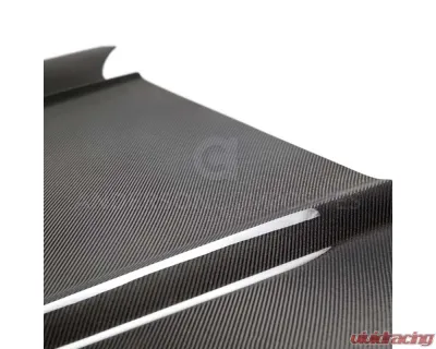 Anderson Composites Type-TW Double Sided Carbon Fiber Hood Ford Mustang | EcoBoost | V6 2015-2023 - AC-HD15FDMU-TW-DS