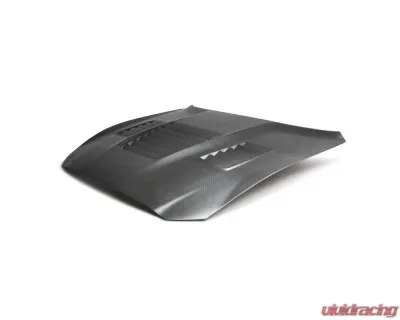 Anderson Composites Type-CR Double Sided Carbon Fiber Hood Ford Mustang Shelby GT350  2015-2019 - AC-HD15FDMU350-CR-DRY