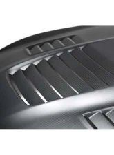 Anderson Composites Type-CR Double Sided Carbon Fiber Hood Ford Mustang Shelby GT350  2015-2019                                     - AC-HD15FDMU350-CR-DRY - Image 3