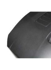 Anderson Composites Type-CR Double Sided Carbon Fiber Hood Ford Mustang Shelby GT350  2015-2019                                     - AC-HD15FDMU350-CR-DRY - Image 4