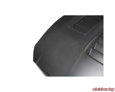 Anderson Composites Type-CR Double Sided Carbon Fiber Hood Ford Mustang Shelby GT350  2015-2019 - AC-HD15FDMU350-CR-DRY