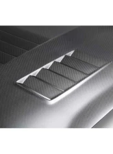 Anderson Composites Type-CR Double Sided Carbon Fiber Hood Ford Mustang Shelby GT350  2015-2019                                     - AC-HD15FDMU350-CR-DRY - Image 6