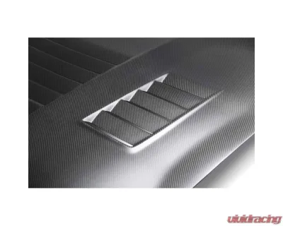 Anderson Composites Type-CR Double Sided Carbon Fiber Hood Ford Mustang Shelby GT350  2015-2019 - AC-HD15FDMU350-CR-DRY