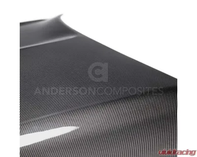 Anderson Composites Double-Sided Carbon Hood Ford Mustang GT350 2015-2023 - AC-HD15FDMU350-OE-DS