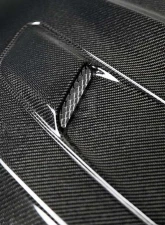 Anderson Composites Type-OE (GT Style with hood vents) Double Sided Carbon Fiber Hood Ford Mustang | EcoBoost | V6 2015-2023                                     - AC-HD15FDMUGT-OE-DS - Image 4