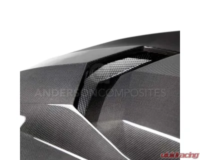 Anderson Composites Type-AZ Double Sided Carbon Fiber Hood Chevrolet Camaro 2016-2023 - AC-HD16CHCAM-AZ-DS