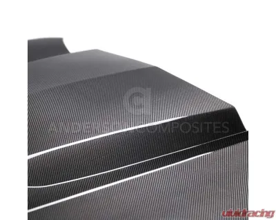 Anderson Composites Type-AZ Double Sided Carbon Fiber Hood Chevrolet Camaro 2016-2023 - AC-HD16CHCAM-AZ-DS