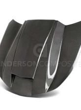 Anderson Composites Type-CP Double Sided Carbon Fiber Hood Chevrolet Camaro 2016-2020                                     - AC-HD16CHCAM-CP-DS - Image 6