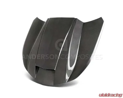 Anderson Composites Type-CP Double Sided Carbon Fiber Hood Chevrolet Camaro 2016-2020 - AC-HD16CHCAM-CP-DS