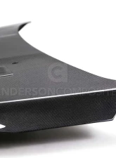Anderson Composites Type-RS Carbon Fiber Hood Ford Focus SE | ST | RS 2012-2019                                     - AC-HD16FDFO-RS - Image 5