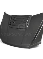 Anderson Composit's Type-OE Vented Carbon Fiber Hood Ford Raptor 2017-2020                                     - AC-HD17FDRA-OE - Image 5