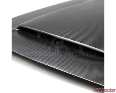 Anderson Composites Type-OE Dry Carbon Fiber Hood Dodge Demon 2018 - AC-HD18DGCHDM-OE-DRY