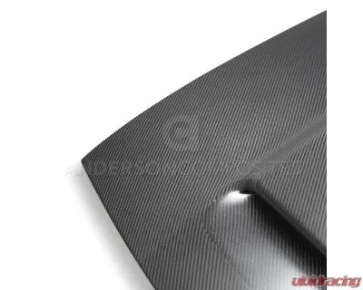Anderson Composites Type-OE Dry Carbon Fiber Hood Dodge Demon 2018 - AC-HD18DGCHDM-OE-DRY