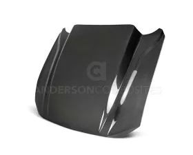 Anderson Composites Type-CJ Double-Sided Carbon Fiber Hood Ford Mustang GT | EcoBoost 2018-2023