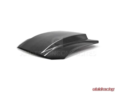 Anderson Composites Type-CJ Double-Sided Carbon Fiber Hood Ford Mustang GT | EcoBoost 2018-2023 - AC-HD18FDMU-CJ-DS