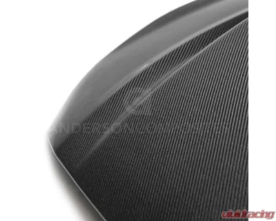 Anderson Composites Type-CJ Double-Sided Carbon Fiber Hood Ford Mustang GT | EcoBoost 2018-2023 - AC-HD18FDMU-CJ-DS