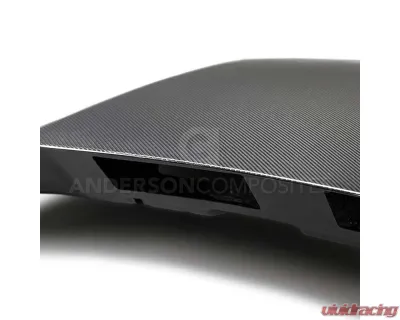 Anderson Composites Type-CJ Double-Sided Carbon Fiber Hood Ford Mustang GT | EcoBoost 2018-2023 - AC-HD18FDMU-CJ-DS