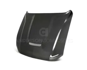 Anderson Composites Type-GR Double-Sided Carbon Fiber Hood Ford Mustang GT | EcoBoost 2018-2023