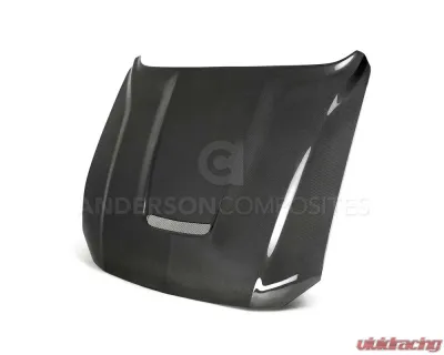Anderson Composites Type-GR Double-Sided Carbon Fiber Hood Ford Mustang GT | EcoBoost 2018-2023 - AC-HD18FDMU-GR-DS