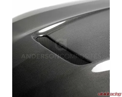 Anderson Composites Type-GR Double-Sided Carbon Fiber Hood Ford Mustang GT | EcoBoost 2018-2023 - AC-HD18FDMU-GR-DS
