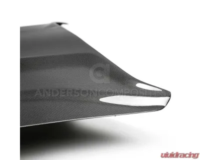 Anderson Composites Type-GR Double-Sided Carbon Fiber Hood Ford Mustang GT | EcoBoost 2018-2023 - AC-HD18FDMU-GR-DS